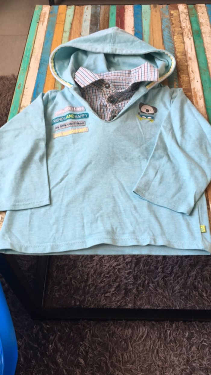 T-shirt manche longue 18 mois ref b3
