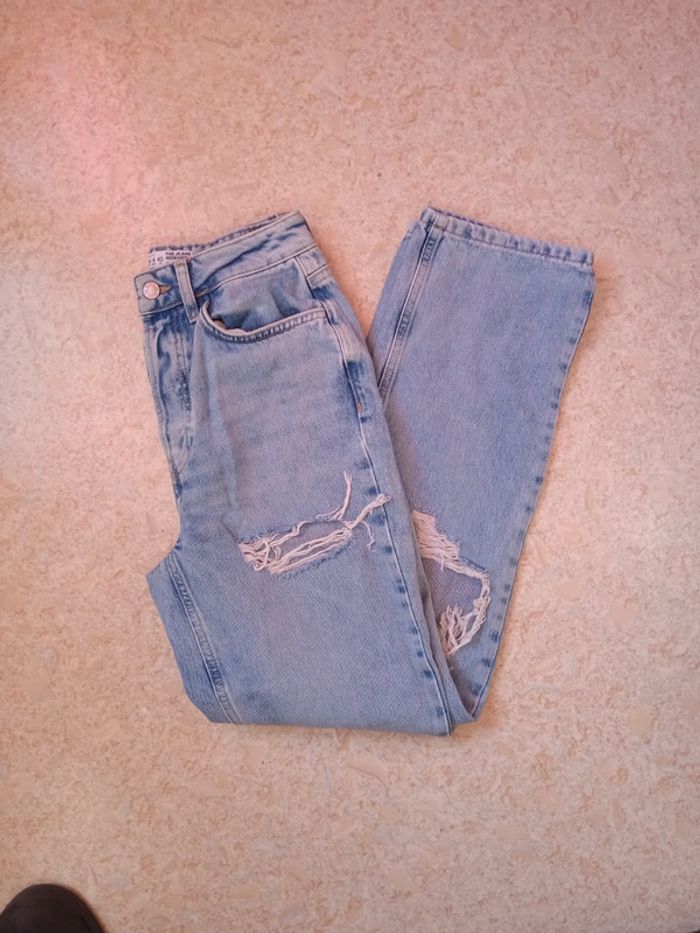 👖Jeans destroy bleu 36 - photo numéro 7