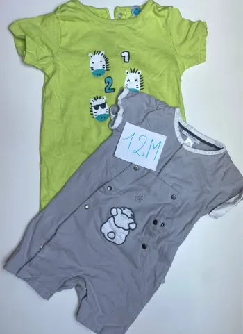 Lot de 2 pyjama short