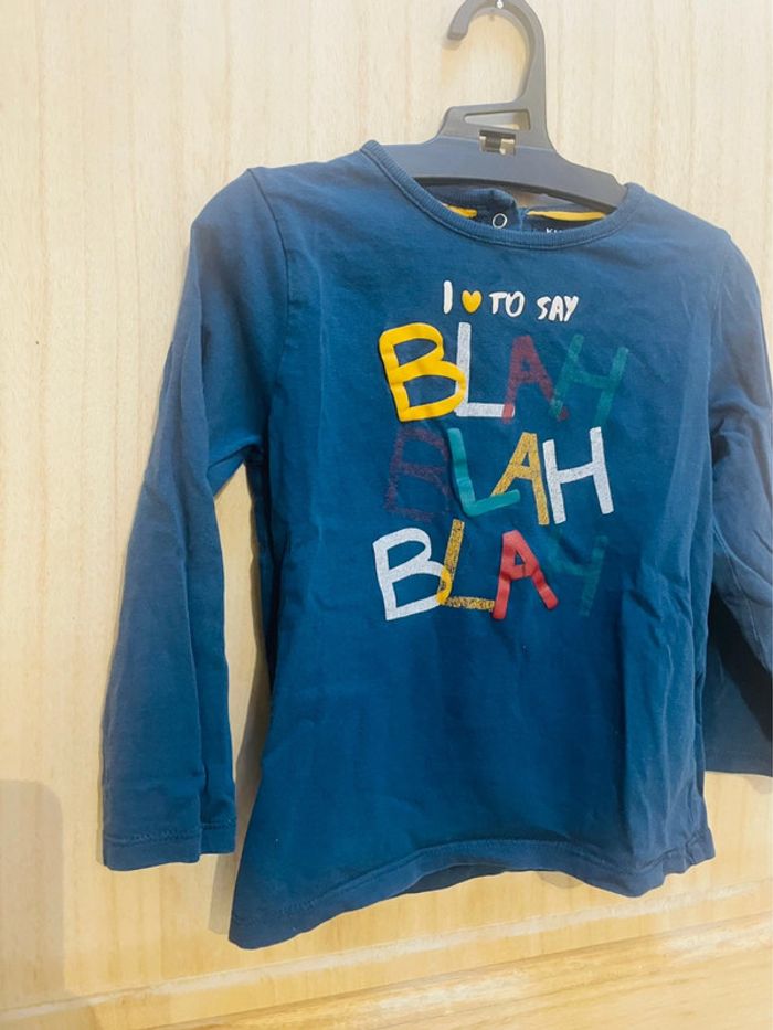 T-shirt manches longues kiabi 36 mois 90 - 97 cm - photo numéro 8