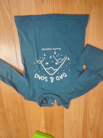 T-shirt manche longue col montant