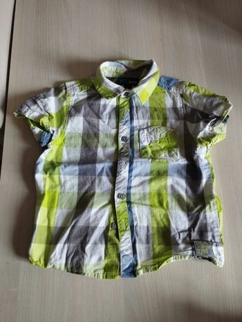 Chemise manches courtes 4 ans