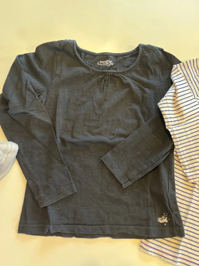 Lot 2 tee shirts fille 8 ans orchestra - photo numéro 2