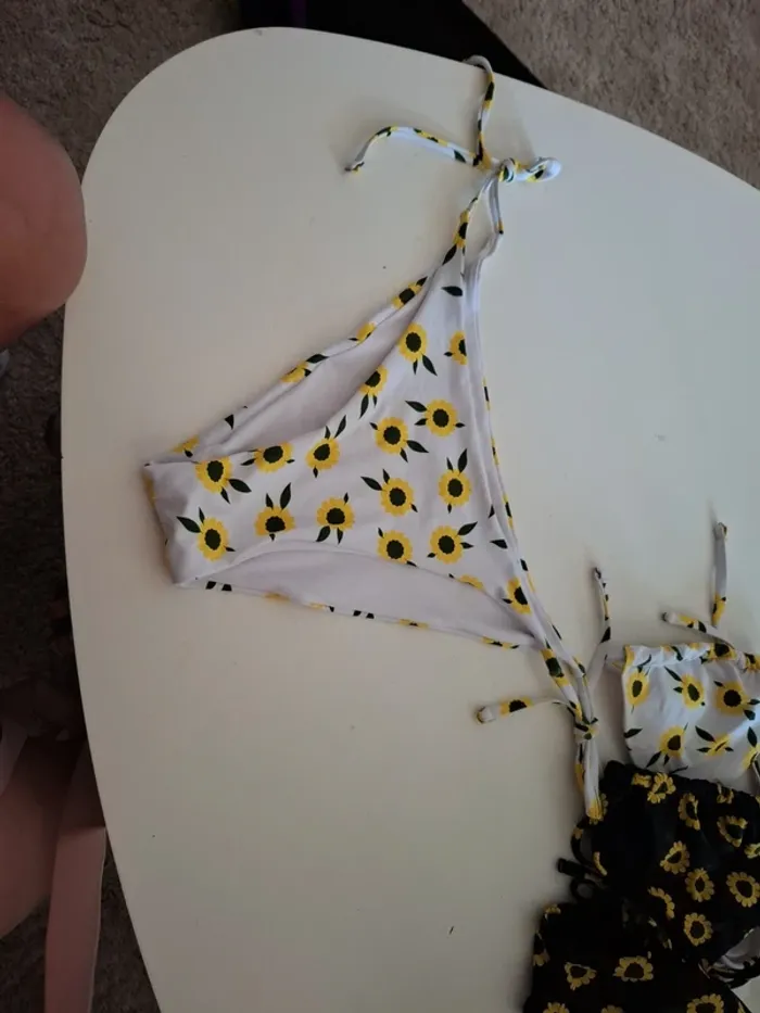 Lot de 2 maillots de bain 2 pièces tournesol - photo numéro 2