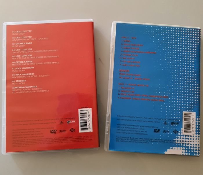 2 dvd Justin Timberlake - photo numéro 2