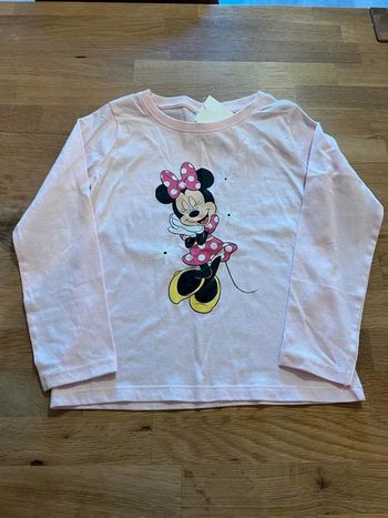 tee shirt manche longue minnie