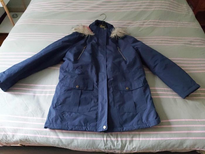 Parka chaude bleu marine - photo numéro 2