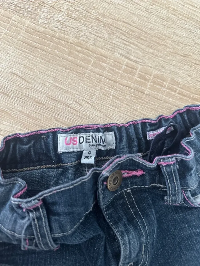 Vend jean taille 4 ans marque USDENIM en très bonne état - photo numéro 3