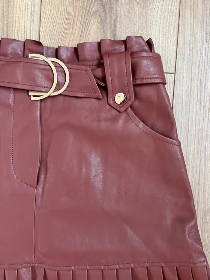 Jupe cuir femme Zara - photo numéro 2