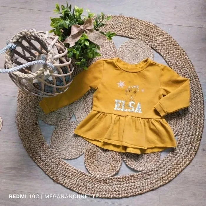 👗Pull Top péplum Disney Orchestra – Elsa en sequins !