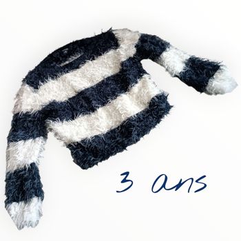 🧸 Pull tout doux style marinière Kiabi 🧸