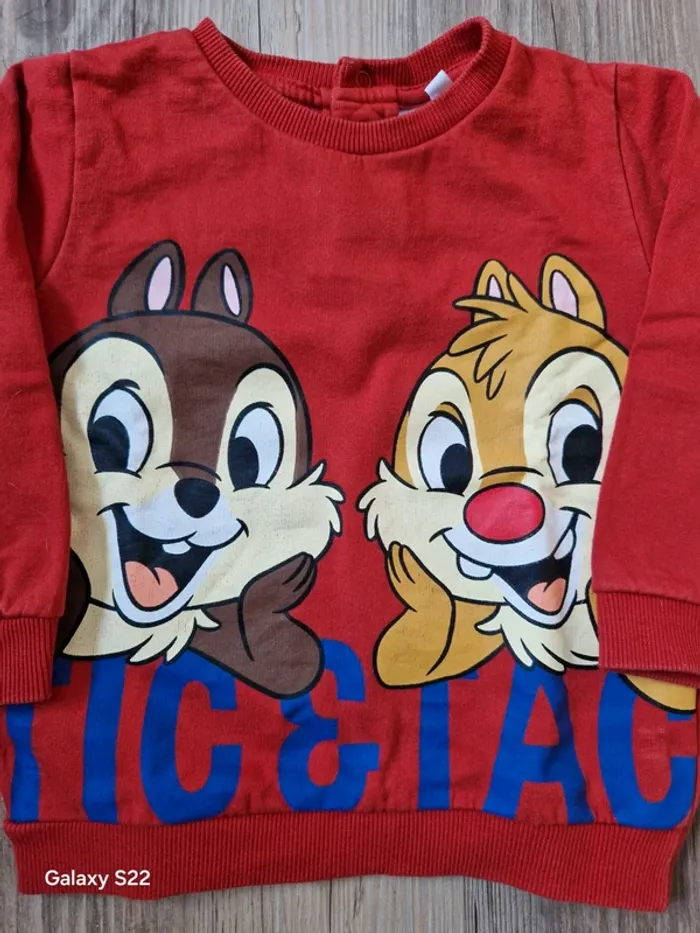 Sweat Tic et Tac Disney 24 mois - photo numéro 2