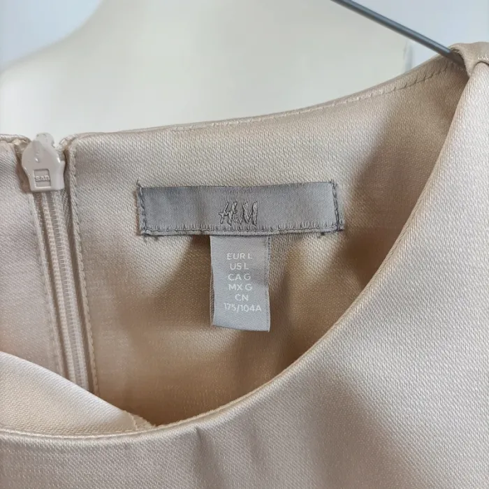 Blouse crème H&M neuf été tendance L - cérémonie, élégant, dorée A051 - photo numéro 7