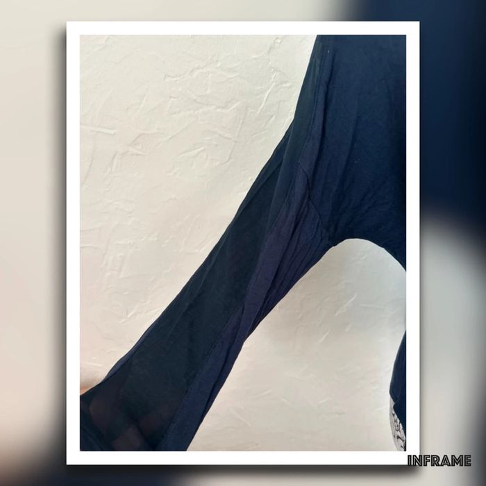 Très beau tee shirt bleu marine 🥰 manches 3/4 taille 36 camaieu - photo numéro 2