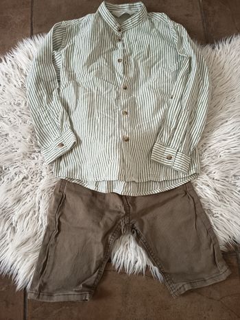 Chemise et short garçon 