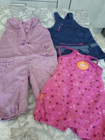 Ensemble filles robe , haut , combinaison