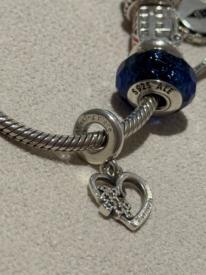 Charm Pandora Amitié Cœur Puzzle “True Friends” (1 partie) - photo numéro 2