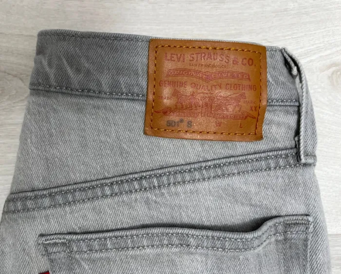 Jeans Grey Levi's 501 Skinny Women's US W26 x L28 - photo numéro 5