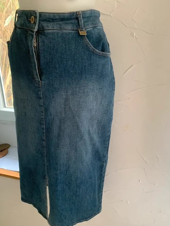 Jupe Bianca longue en jean taille 40 - photo numéro 6