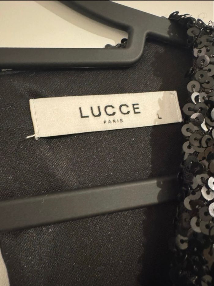 Robe de soirée noire à paillettes - photo numéro 7