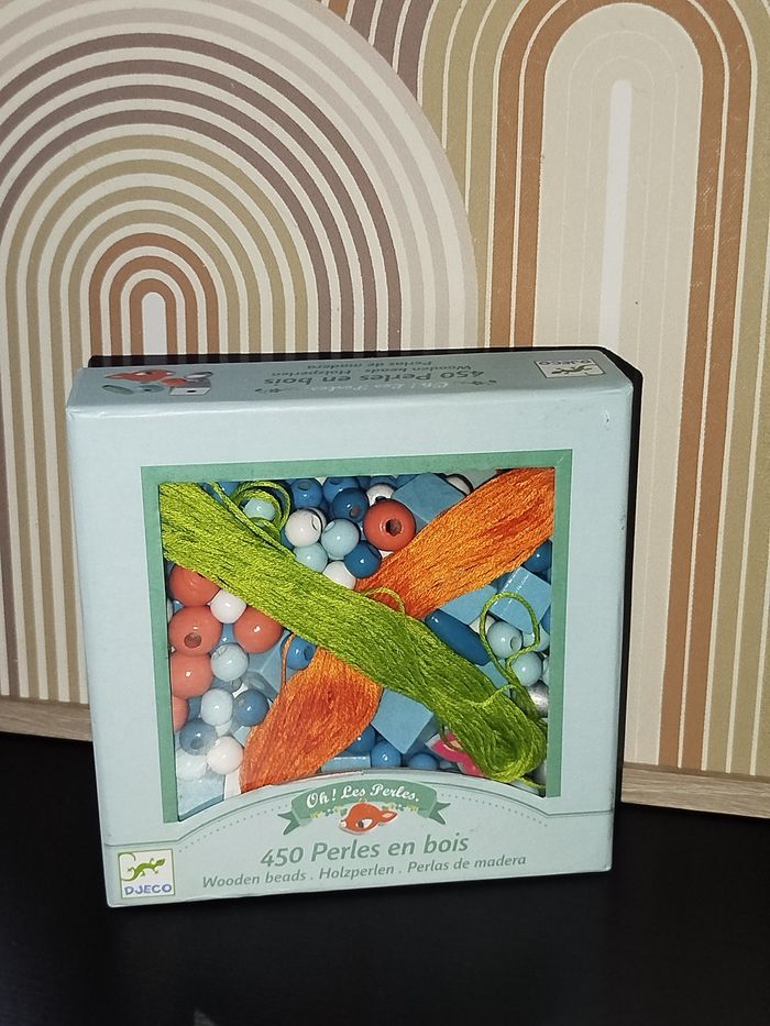 Djeco Coffret perles en bois