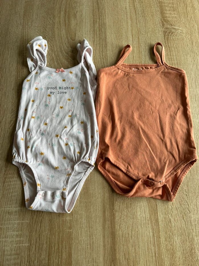 Lot de 2 bodies débardeur