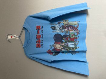 T-shirt manches longues bleu One Piece – 6 ans (116 cm)