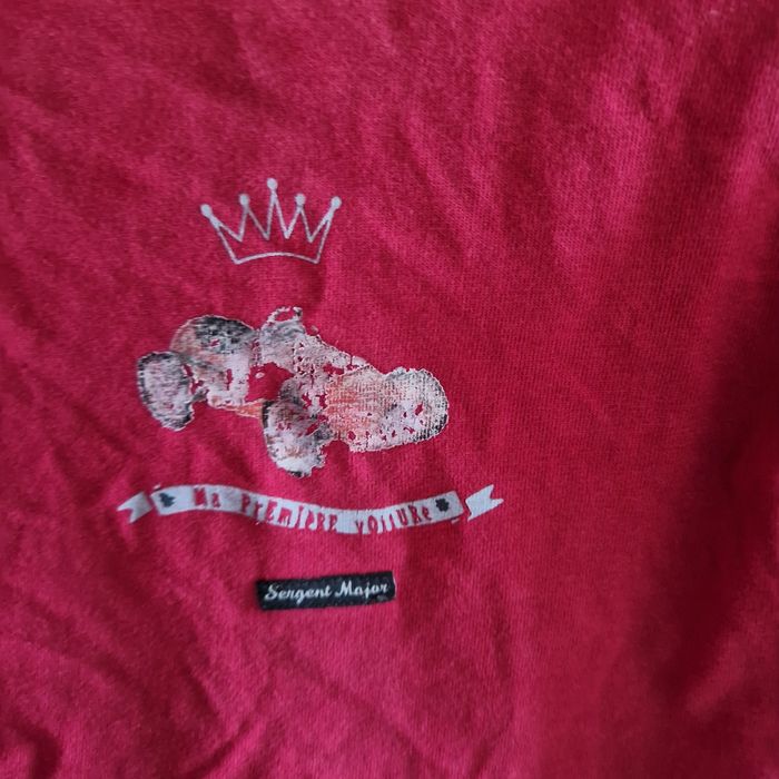 Haut manches longues rouge 1 mois - photo numéro 2