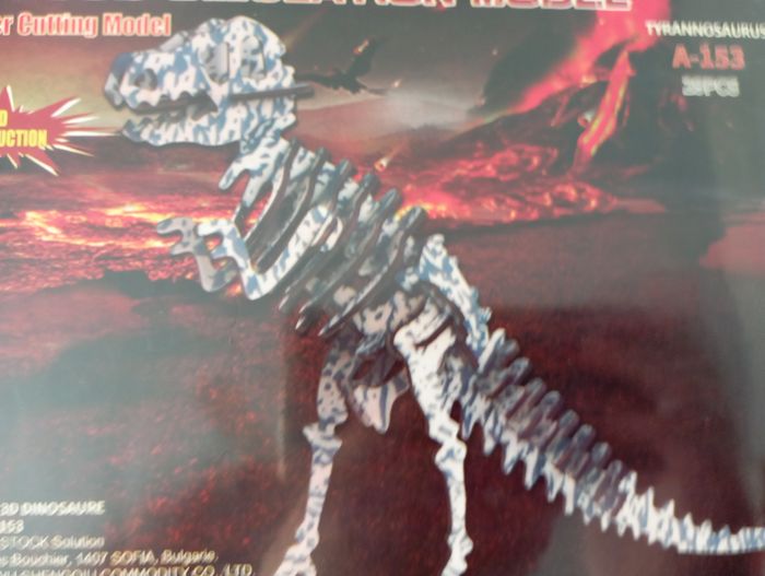 Tyrannosaurus - Puzzle Bois 3D dinosaure - photo numéro 4