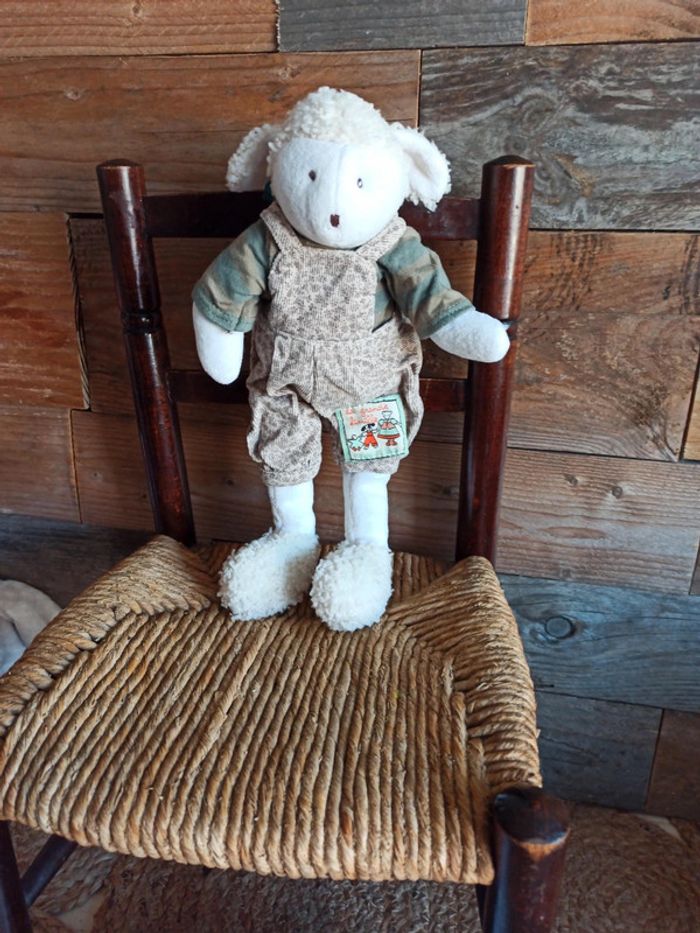peluche Albert le mouton la grande famille moulin roty - photo numéro 2