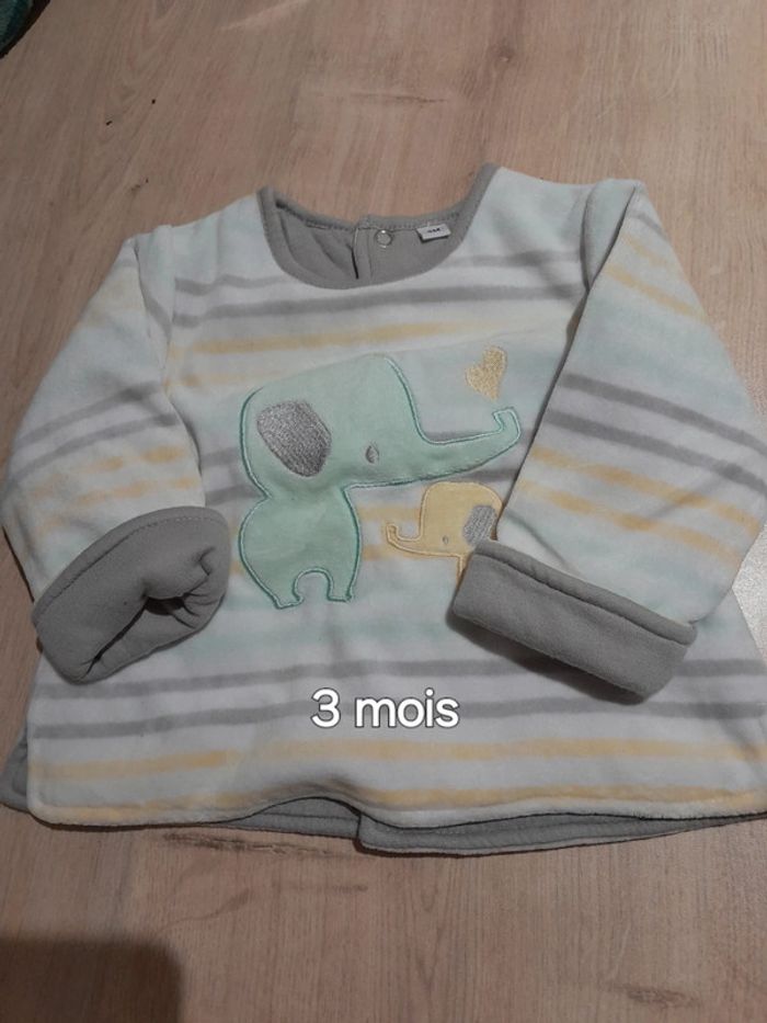 Haut de pyjama epais 3m