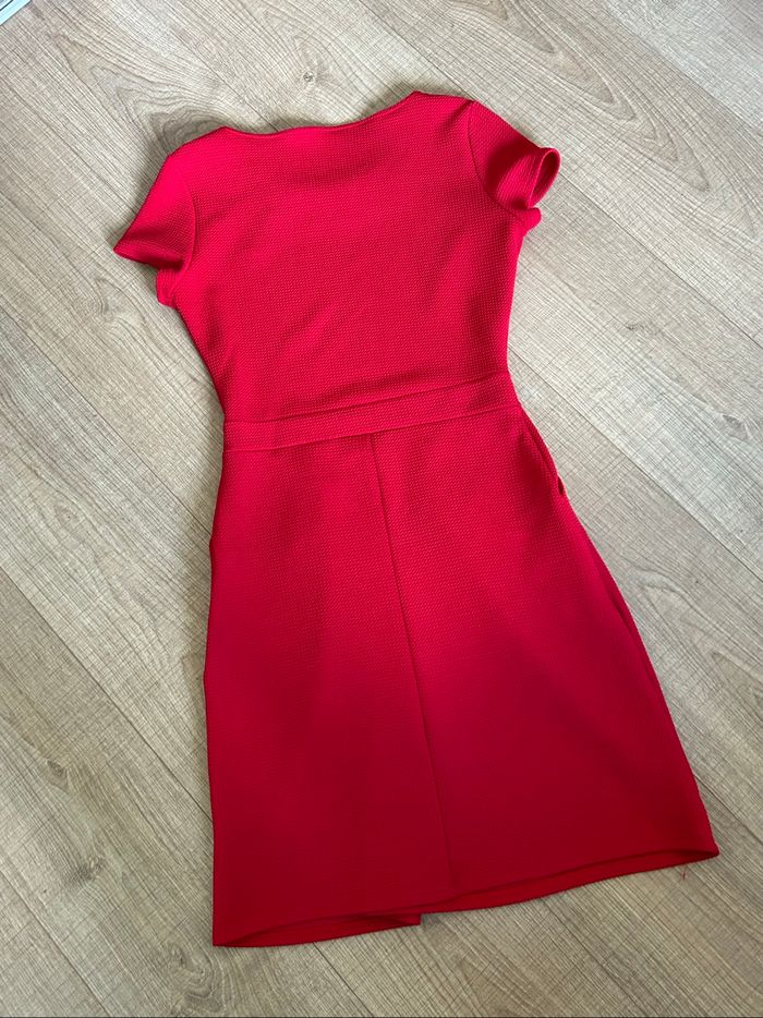 Robe rouge à manches courtes Morgan taille 36 comme neuve - photo numéro 8