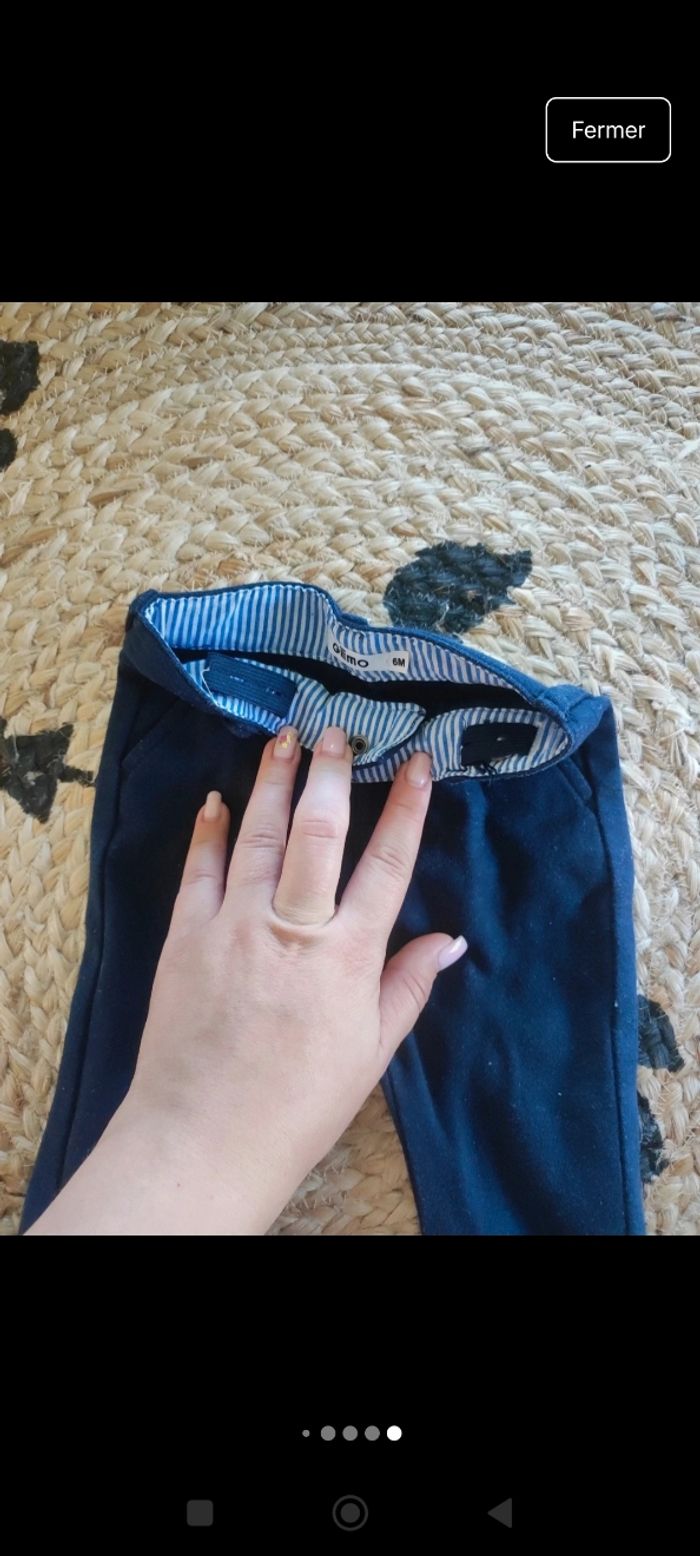 Lot 5 pantalons 6 mois - photo numéro 7