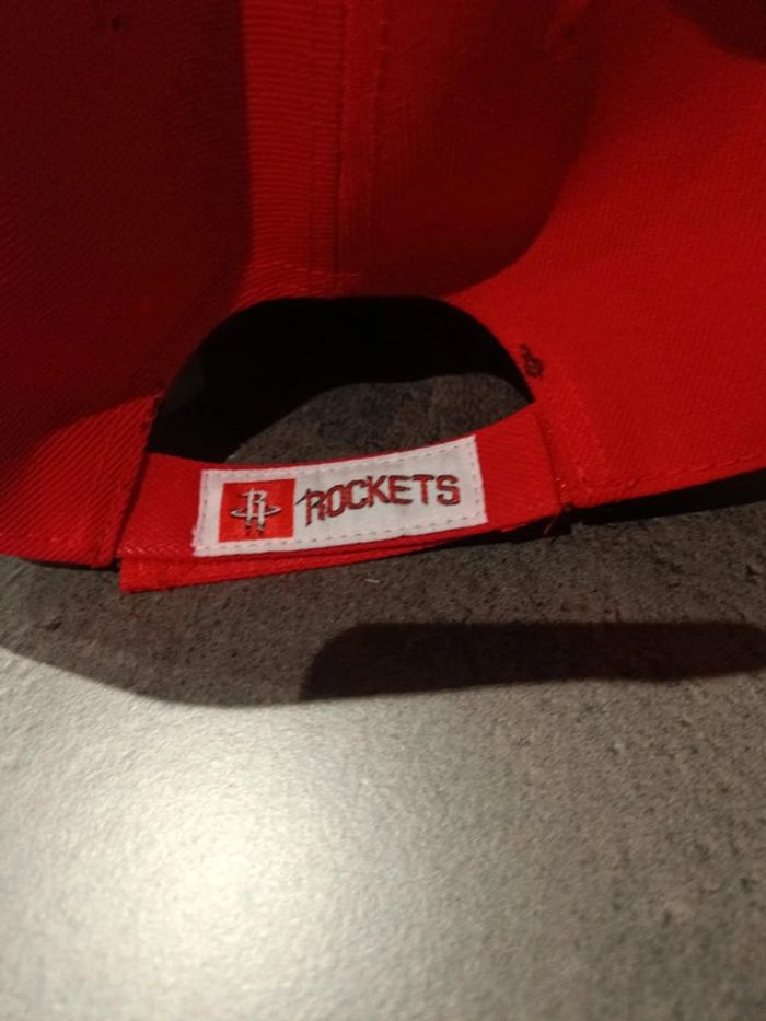 Casquette NBA Houston Rockets rouge - photo numéro 3