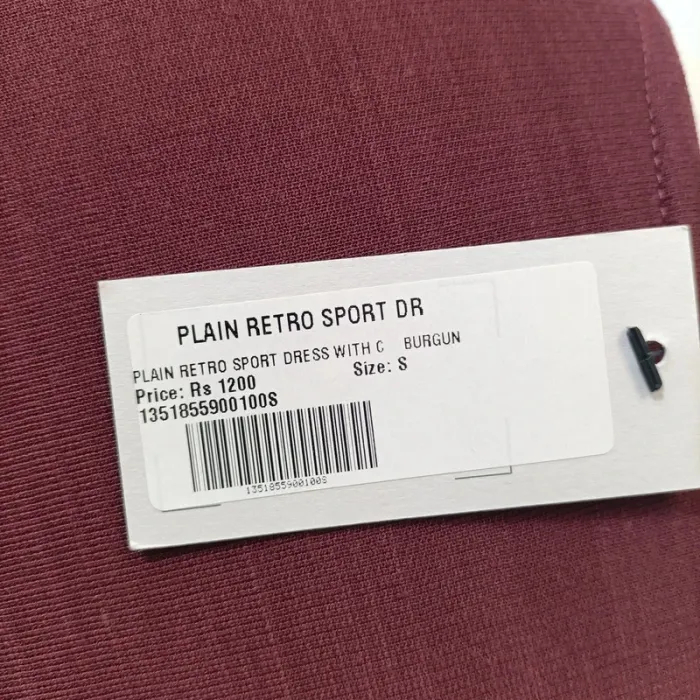 Robe sportswear bordeaux Fit Boutique style rétro taille S neuve A006 - photo numéro 10