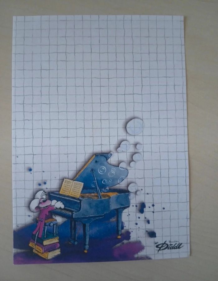 Diddl- Feuille A6 neuve - 0,20€