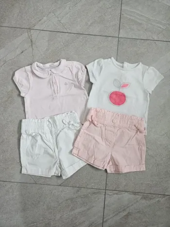 Lot de 2 ensembles été - 9/12 mois