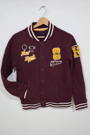 C53 veste violet Tommy Hilfiger 12 ans