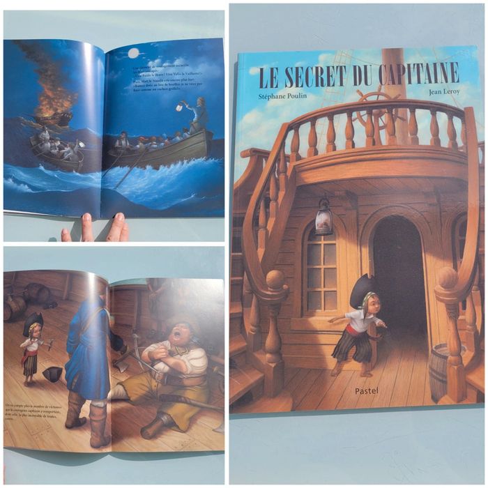 Livre l'école des loisirs couverture souple, Le Secret du Capitaine 6-8 ans