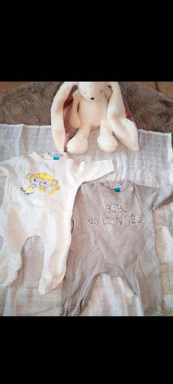 Lot de 2 pyjamas - bébé - 00 mois