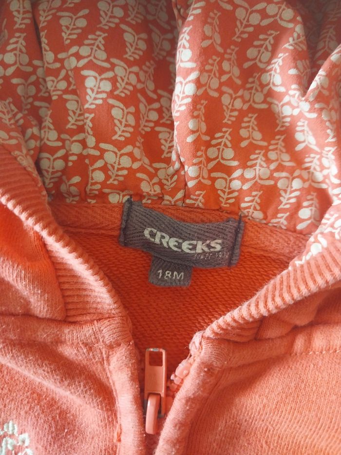 Veste à capuche bébé fille Creeks 18 mois - photo numéro 2