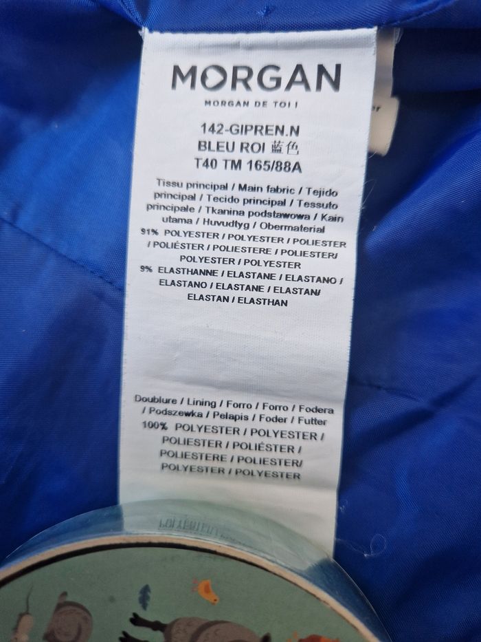 Veste femme Morgan bleue taille 40 - photo numéro 6
