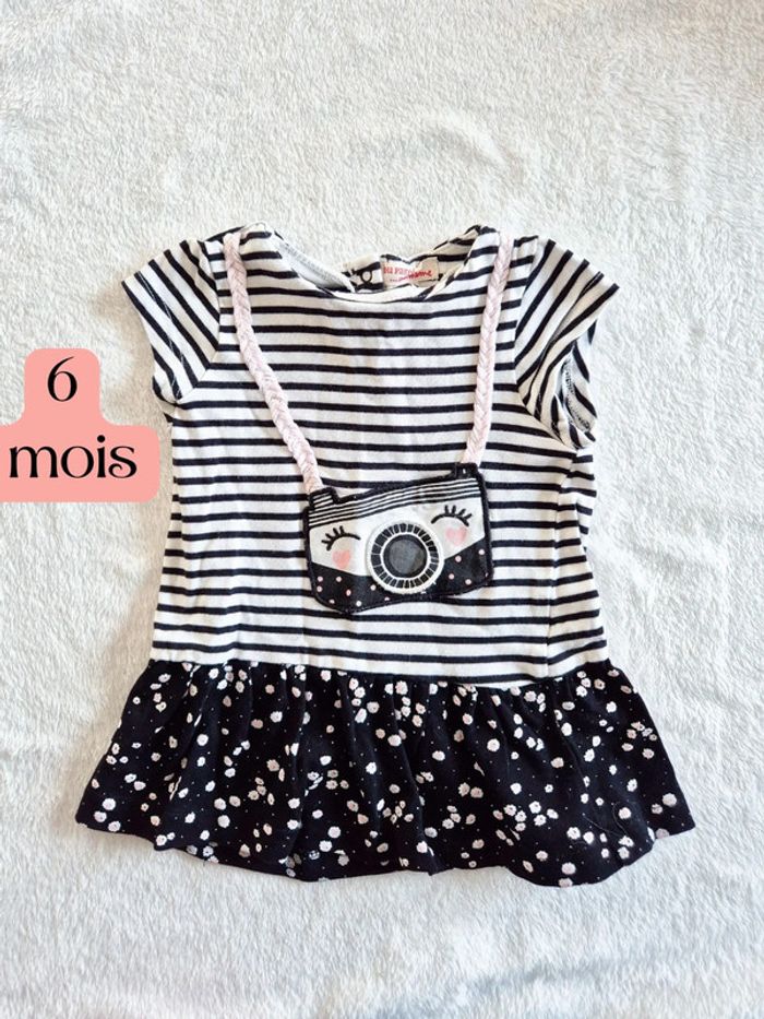 Robe rayures 6 mois du pareil au meme