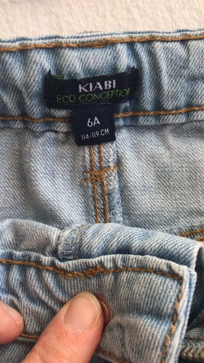 Jupe en jean de chez Kiabi Taille 6 ans - photo numéro 4