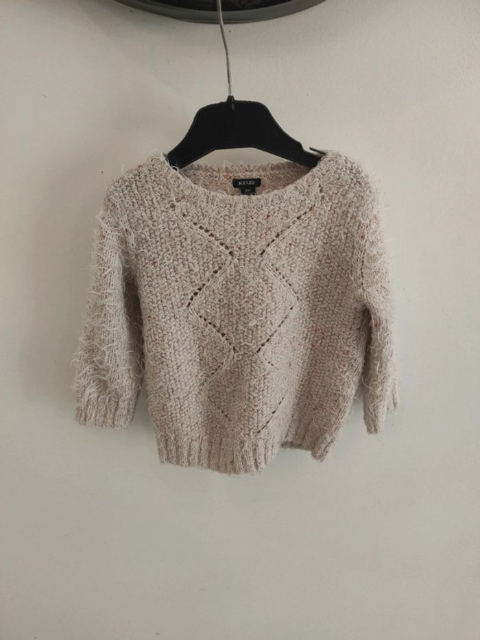 Pull épais beige 18 mois