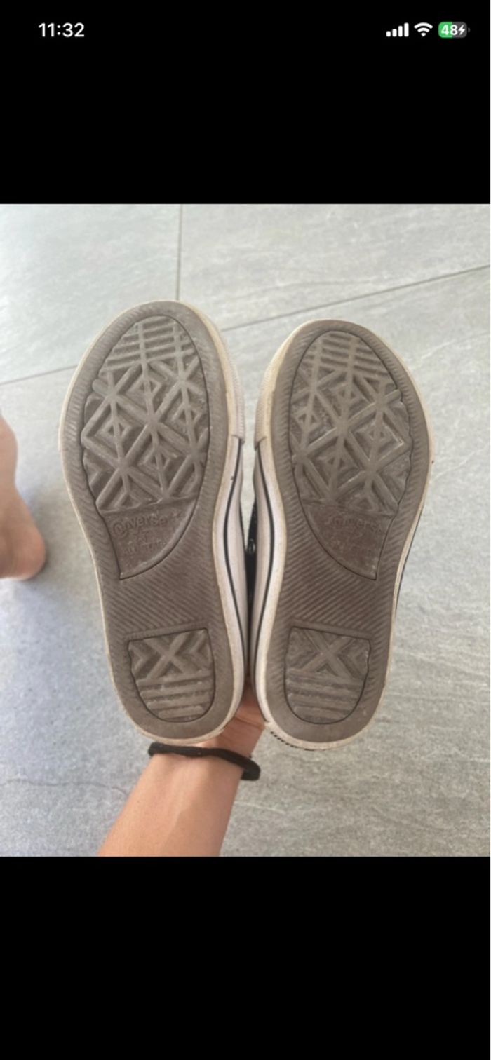 Converse fille noir taille 27 - photo numéro 3