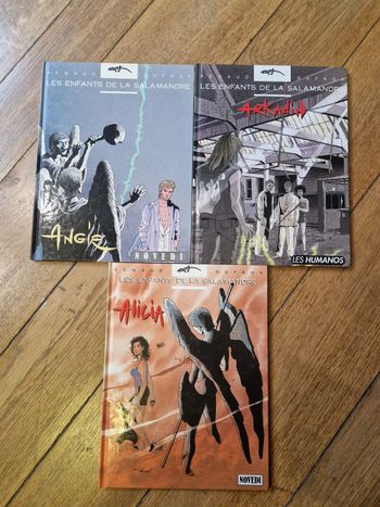 Lot de 3 bd les enfants de la salamandre tome 1 à 3