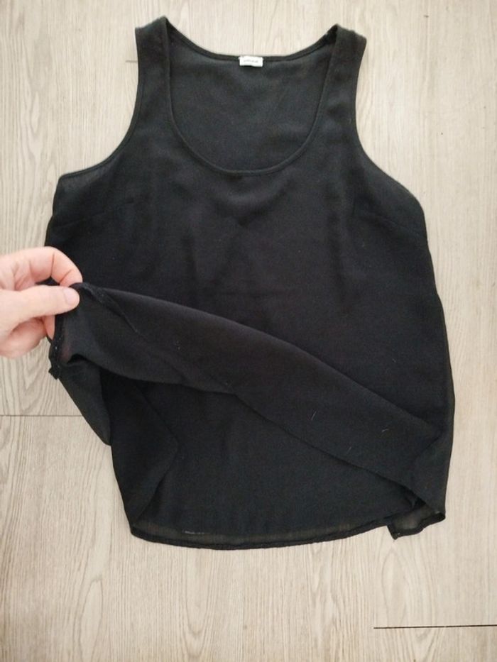 Top en voile noir Pimkie taille 38 - photo numéro 7