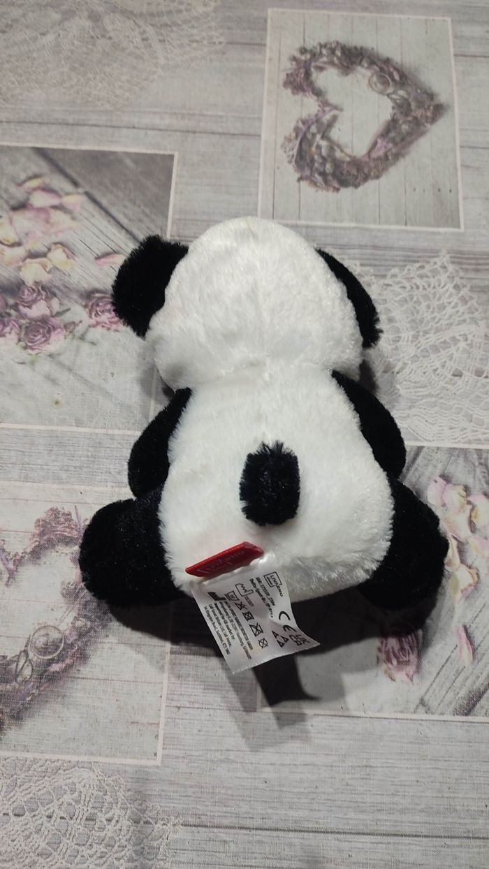 Peluche panda coeur - photo numéro 3