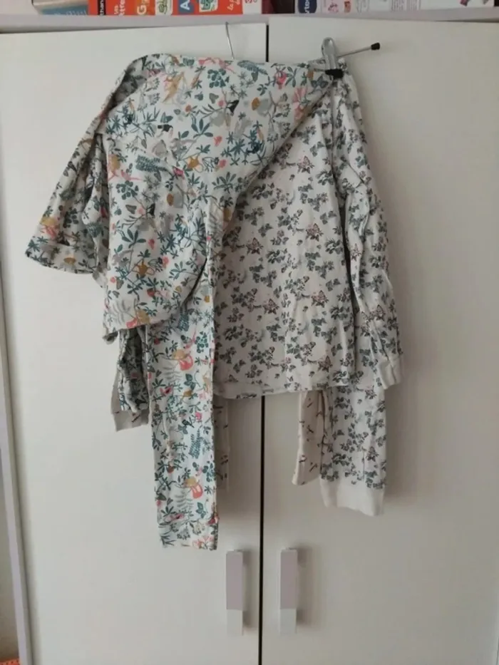 Lot de 3 pyjamas petit bateau t8ans 100%coton - photo numéro 5